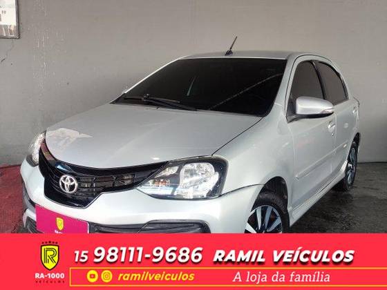 TOYOTA ETIOS 1.5 XLS 16V FLEX 4P AUTOMÁTICO TOYOTA ETIOS 1.5 XLS 16V FLEX 4P AUTOMÁTICO